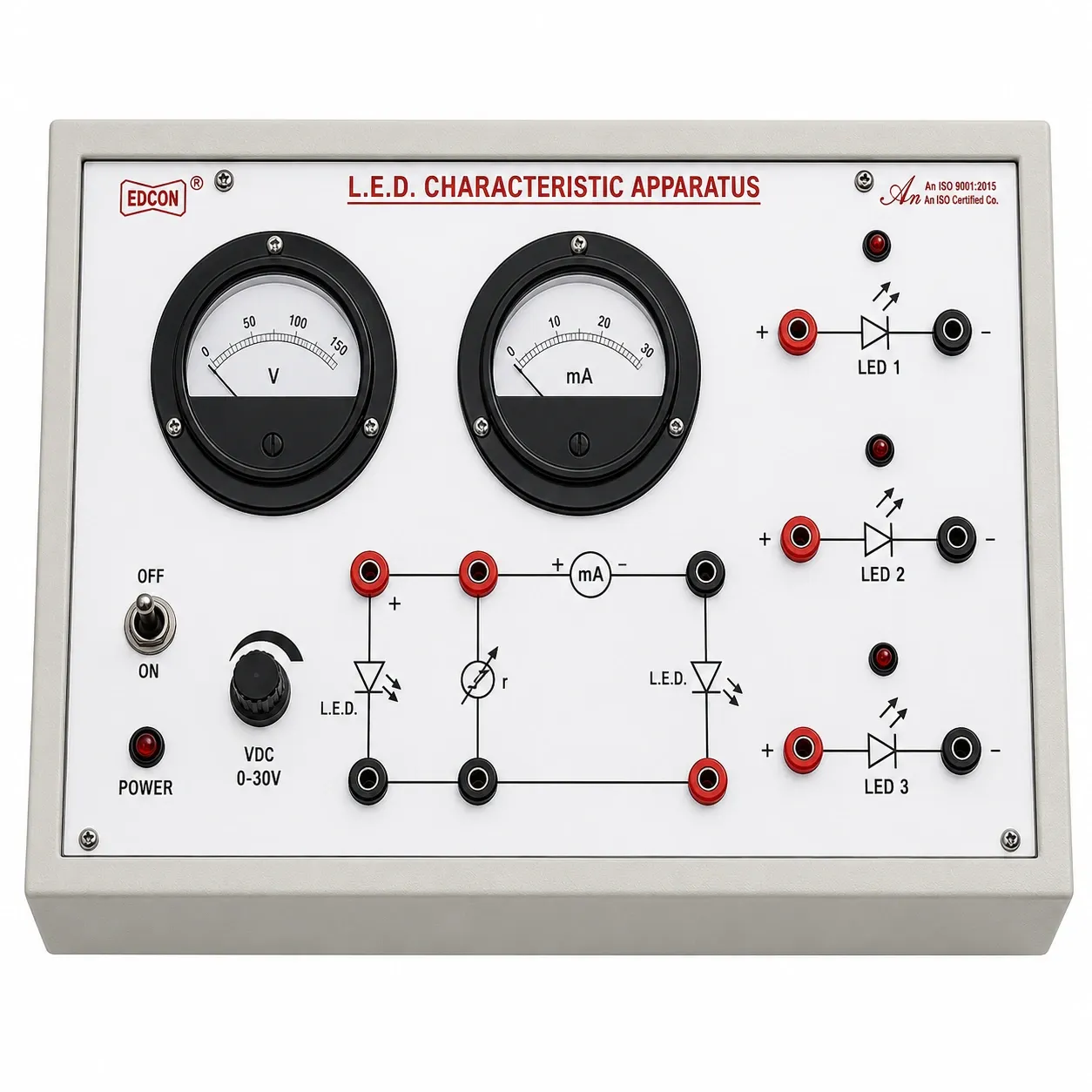 L.E.D Characteristics Apparatus