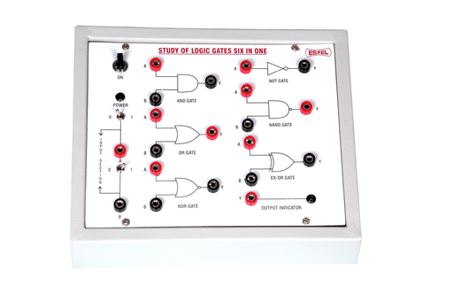 Study Of Logic Gates Six In One